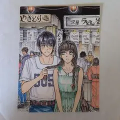 手描きイラスト『宵祭り』~こいつが私の髪に触れる理由~
