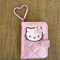 サンリオハローキティ ミニチュアキルトシリーズ　手帳型ダブルミラーチャーム