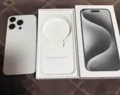 iPhone15pro 128GB 本体 ホワイトチタニウム