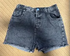 SHEIN シーン デニム パンツ 黒160 レディース キッズ