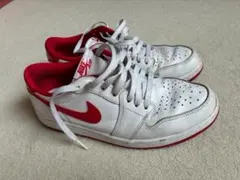 Nike Air Jordan 1 Low ホワイト/レッド OG 27.5のサムネイル