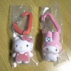 サンリオ　カラフルカラビナ　マスコットチャーム　キティ　マイメロ