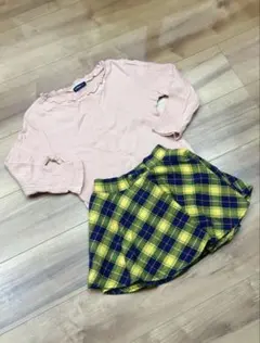 【110】トップス　スカート　上下セット