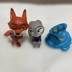 ズートピア2 肩ズンfig. ジュディ ニック ゲイリー セット