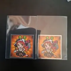 ワンピースマンチョコシール　レッド　ナミ　Ri