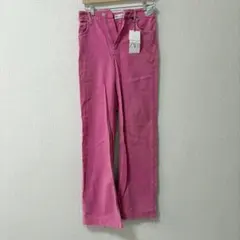 タグ付き　ZARA ピンク ストレートデニム 36