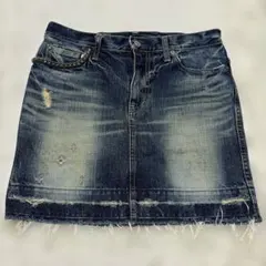 Hysterics ヒステリックグラマー 00s初期 スタッズデニムミニスカート Hysterics ヒステリックグラマー 00s初期 スタッズデニムミニスカート