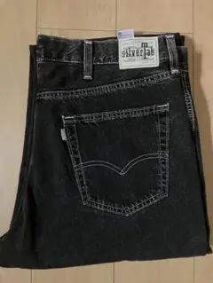 【美品】Levi's SilverTab LOOSE W38 黒 シルバータブ
