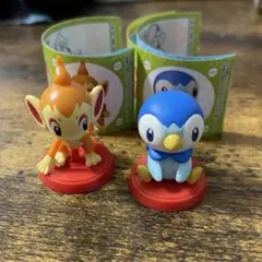 ★ポッチャマ&ヒコザル★ポケットモンスター 旅立ちの3匹 チョコエッグ