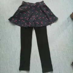 devirock☆チェリー柄スカッツ130㎝(ポケットあり)