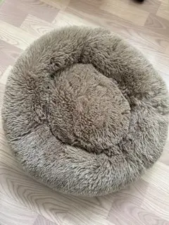 ペットベッド 犬 猫 ドーナツ型　洗える 小型犬 中型犬 ブラウン 60cmのサムネイル
