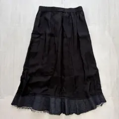 美品!ブラックコムデギャルソン　バルーンスカート コムデギャルソンCOMME des GARCONS ドットプリントチュールバルーン