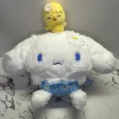 サンリオ　シナモロール　ぬいぐるみ　デイジーデザインシリーズ