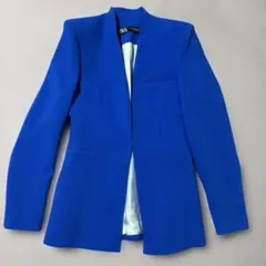 ZARA テーラードジャケット ブルー XSのサムネイル