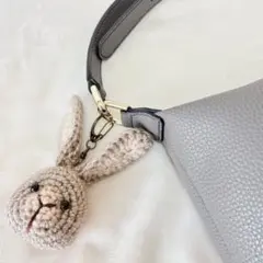 うさぎ あみぐるみ キーホルダー ハンドメイド 小さめ かわいい