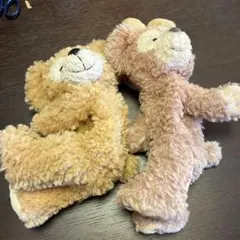 ダッフィー&シェリーメイ　ファスナー付きぬいぐるみポーチ