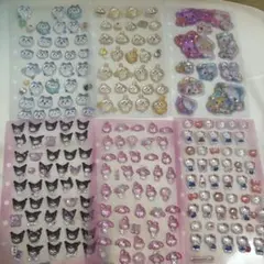 【正規品】ちいかわ サンリオ ボンボンドロップシール シール帳 ウォーターシール