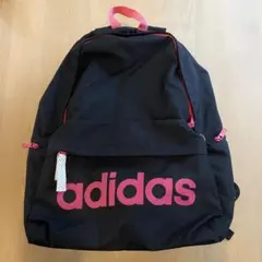 adidas ブラック ピンク リュック　通学　部活