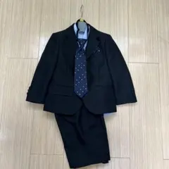 フォーマルスーツセット／100cm／黒／キッズ