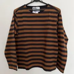 新品タグ付 MHL. ボーダー長袖カットソー 黒×マスタード II 日本製 2025年最新】MHL. レディース 長袖 Tシャツ・カットソーの人気アイテム