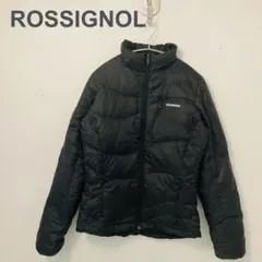 ロシニョール ROSSIGNOL ダウンジャケット　黒　収納袋付き