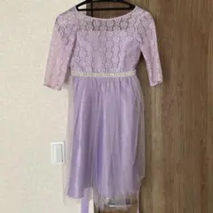 ラベンダー ドレス サイズ140