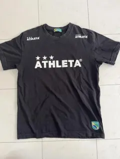 ATHLETA サッカーTシャツ 黒