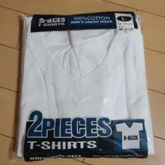 2枚セット Vネック Tシャツ Lサイズ