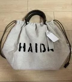 新品　HAIDA 　リネントートバッグ　M パラコード