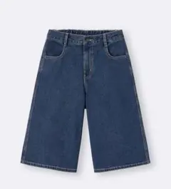 【美品】GU キッズ GIRLSジョーツJR ブルー　140サイズ