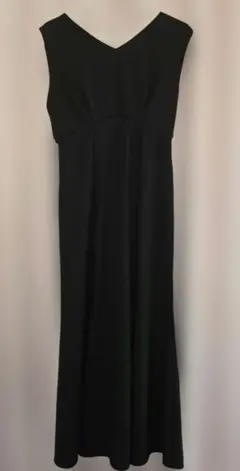 GRL グレイル ノースリーブフレアワンピース黒 (tw1074) Lサイズ