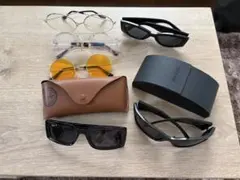 サングラス メガネ　ケース付き　6個セット