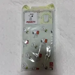 ユニクロ UNIQLO ボディスーツ 長袖 パジャマ 肌着　70 スヌーピー