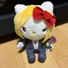 ハローキティ スーツ姿 ぬいぐるみ　X JAPAN YOSHIKI