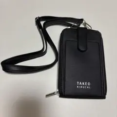 【未使用】タケオキクチ　TAKEOKIKUCHI　スマホ　ショルダー　財布