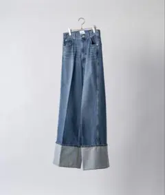 ワイドストレートロールアップデニムのサムネイル