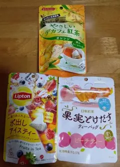 紅茶 ティーバッグ 3種セット やさしいデカフェ Lipton 日東紅茶のサムネイル