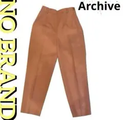 Archive "NO BRAND ノーブランド"サイドZIP カラースラックス