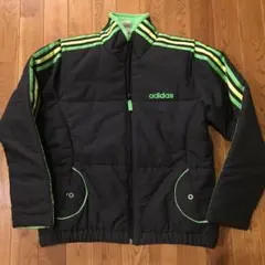 アディダス  レディス  3本ライン中綿ジャケット Lサイズ