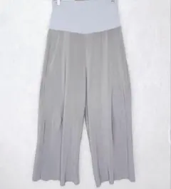 エルフィンドール マタニティパンツ プリーツ ワイド ウエストゴム 産前産後のサムネイル