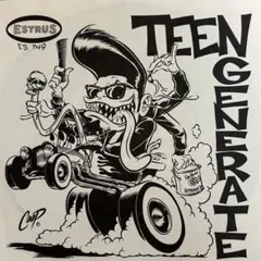 TEENGENERATE レコード　パンク天国　ガレージパンク　7インチ