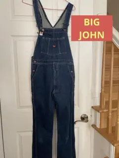 BIG JOHN デニムオーバーオール ハイバック　ネイビーのサムネイル