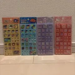 たまごっち　クロミ　キティ　タイルシート　4点セット