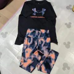 アンダーアーマー　スポーツウェア　Tシャツ　レギンス　七分丈　М レディース