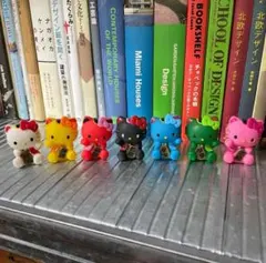 平成レトロ サンリオ ハローキティ 七福招猫 招き猫 ソフビセット 縁起物 風水