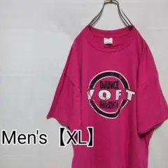 N42【US輸入】ジャージーズ　半袖Tシャツ【メンズXL】ピンク