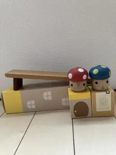 Comomg こまむぐ どんぐりきのこ 赤 青 黄 クリア どんぐりの坂セット