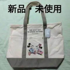 新品・未使用　ミッキー　ミニー　トートバッグ　ディズニーストア　完売品！