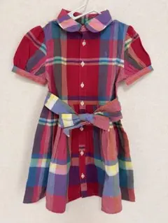 Ralph Lauren チェック柄ワンピース 18M インナーパンツ付き