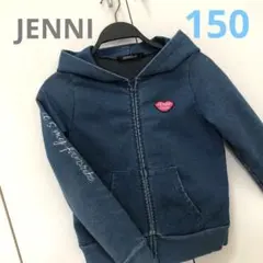 ジェニィ　フード付きデニムジャケット